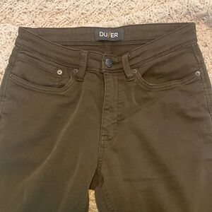 DUER No Sweat Pant Slim - Moss